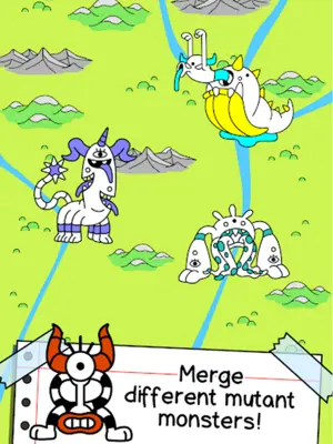 Monster Evolution Merge Game android App screenshot 1